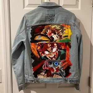 Demon Slayer Custom Jean Jacket